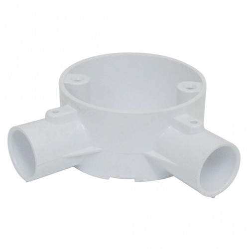 2-Way Angle Box PVC 20mm White