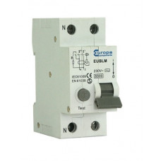 Europa EUBLM16B30 16amp Type B 6kA Double Pole RCBO