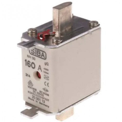 SIBA 160A 00 NH Centred Tag Fuse, gG, 500V ac