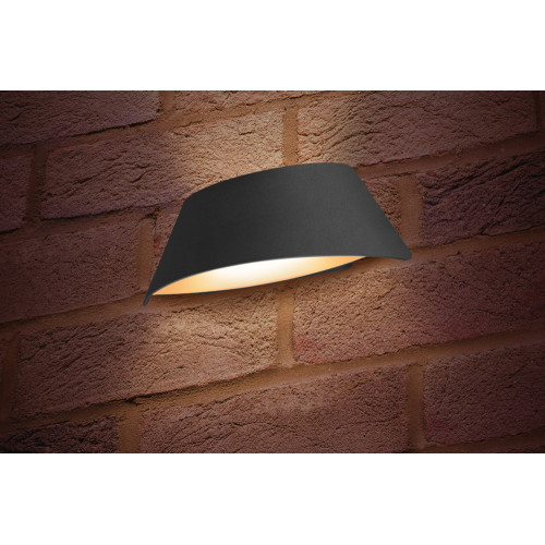 Integral Outdoor Decorative Wall Light IP65 420LM 9W 4000K Up/Down Wall Light Dark Grey