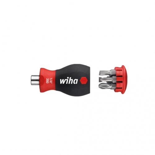 Wiha Stubby Screwdriver with Magnetic Bit Magazine