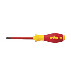 Wiha SoftFinish® slimFix Screwdriver 100mm SL/PZ2