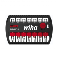 Wiha BitBuddy® TY Phillips, Pozidriv and TORX® 8 Piece Bit Set, 49mm