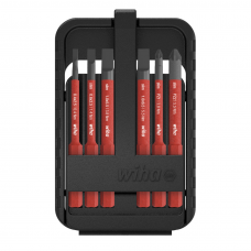 Wiha slimBit Slotted and Pozidriv Electric 6 Piece Bit Set