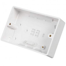 Crabtree Capital White Moulded Surface Mounting Box with Cable Clamp 169x115x45MM