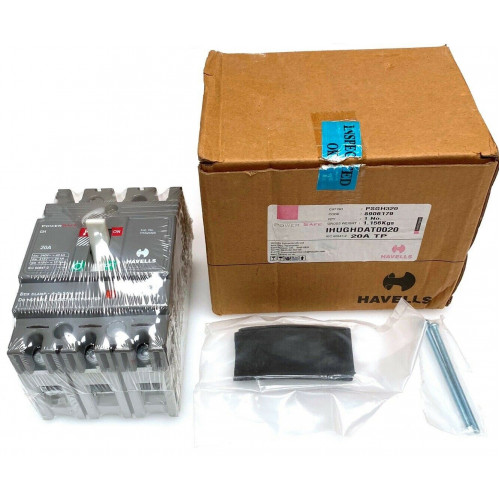 Havells 20A Triple Pole Powersafe 25kA Circuit Breaker MCCB (Brand New)