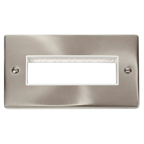 CLICK VPSC426WH FRONTPLATE 2G 6APERTURE