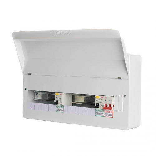 Fusebox F2017DA 17 Way Dual 80A 30mA Type A RCD Consumer Unit