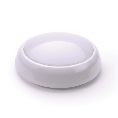 Hispec Pacific 15w LED Decorative Round Bulkhead with Microwave Sensor