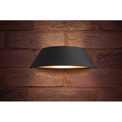 Integral LED Outdoor VistaLux Wall Light 9W: Dark Grey - Warm White