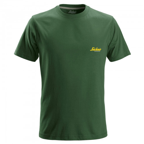 Snickers Workwear Embroidered Logo T-Shirt Forest Green