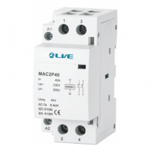 Live Electrical 4 Pole 40A AC Contactor 