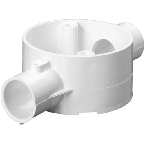 2-Way Through Box PVC 25mm White