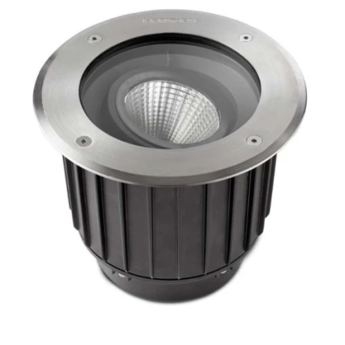 Gea Stainless Steel Aisi316/High Purity Aluminium Polished/Black Recessed Uplight