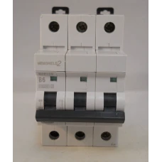 MEM MCB 6 Amp Triple Pole 3 Phase Breaker Type B 6A B6 Memshield 2 (Brand New)