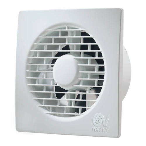 Vortice 11127 Punto Filo MF100/4" T White Slimline Axial Extractor Fan With Adjustable Timer & Integral Backdraught Shutter 100mm / 4 Inch 240V