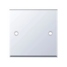 Selectric 7M-Pro Polished Chrome 1 Gang Blank Plate