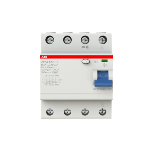 ABB 2CSF204001R1800 F204AC-80/0.03 RCCB