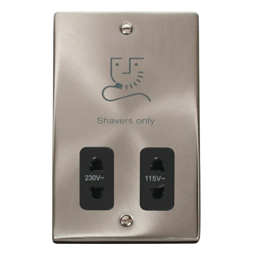 CLICK VPSC100BK SHAVER SOCKET 115/230V