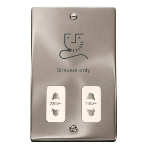 CLICK VPSC100WH SHAVER SOCKET 115/230V