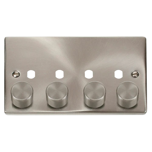 CLICK VPSC154PL 4G DBL DIMMER PLT & KNOB