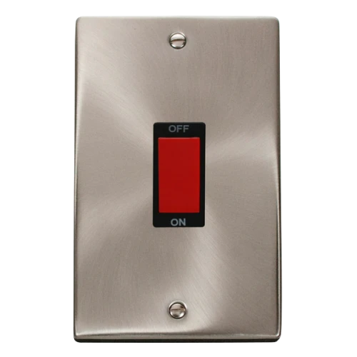 2G 45A DP SWITCH BLACK INSERT