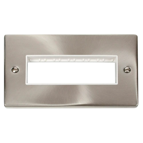 CLICK VPSC426WH FRONTPLATE 2G 6APERTURE