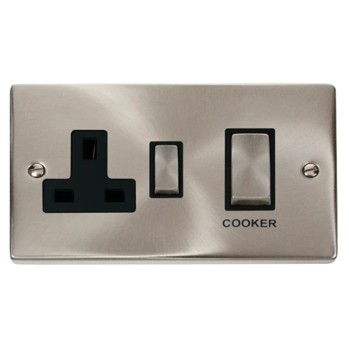 CLICK VPSC504BK SWITCH & 13A SOCKET 45A