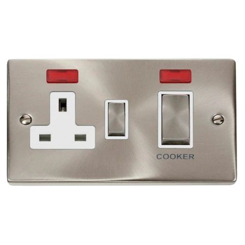 CLICK VPSC505WH SWITCH & 13A SOCKET 45A