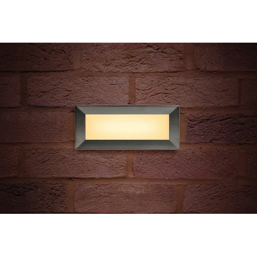 Integral LED Outdoor Recessed Brick Light 3.8W - Dark Grey