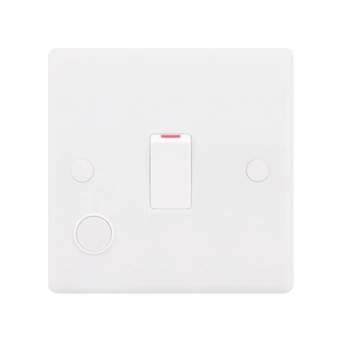 Selectric Smooth 1 Gang 20A DP Switch with Flex Outlet