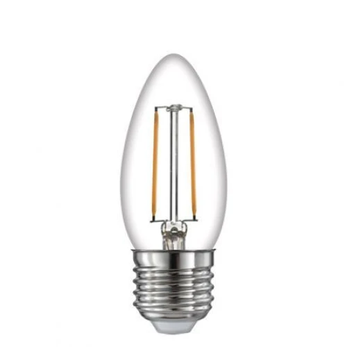 TIME LED CANDLE 4W E27 DIM WW