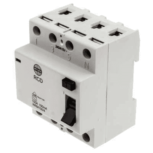 WYLEX RCD 4P 100A 100MA 80MM