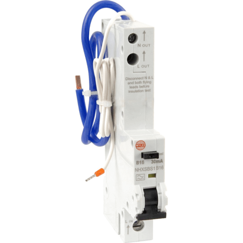 WYLEX NHXSBS1B16 RCBO SP 1MOD TYPE B 16A
