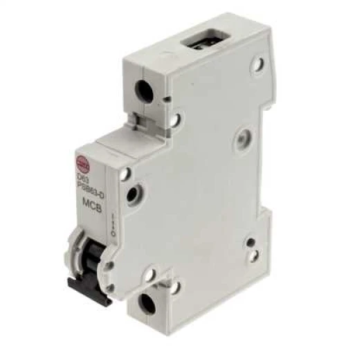 WYLEX MCB 1P 63A 10KA PSB63-D
