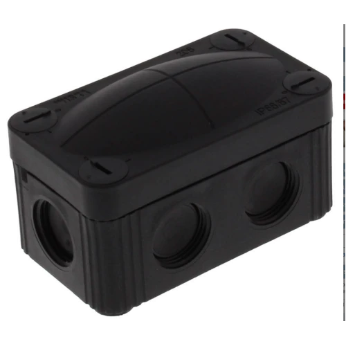 WISKA COMBI 206/211 BOX 85X49X51MM BLACK